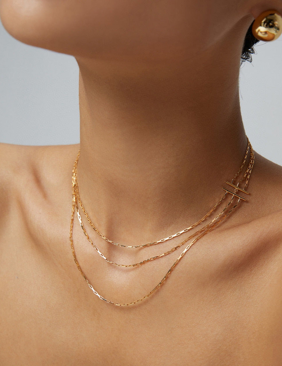 Tria Link Necklace