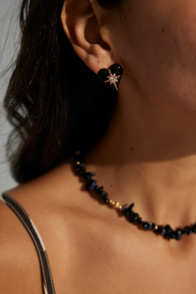 Cuore Notte Earrings