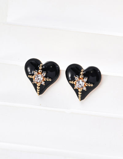 Cuore Notte Earrings