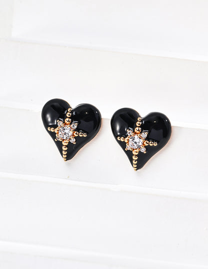 Cuore Notte Earrings