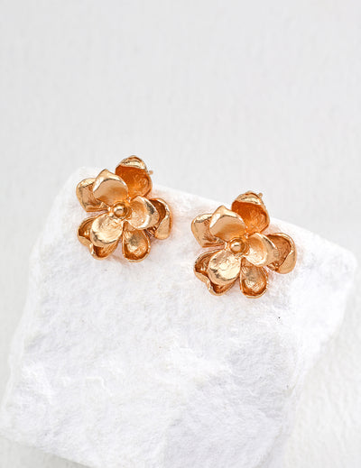Fiore Dorato Studs