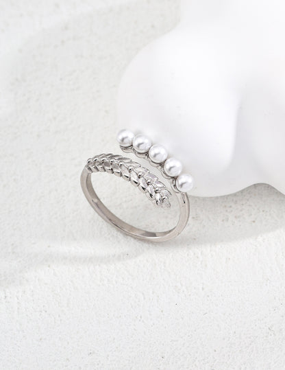 Spiga di Perla Ring