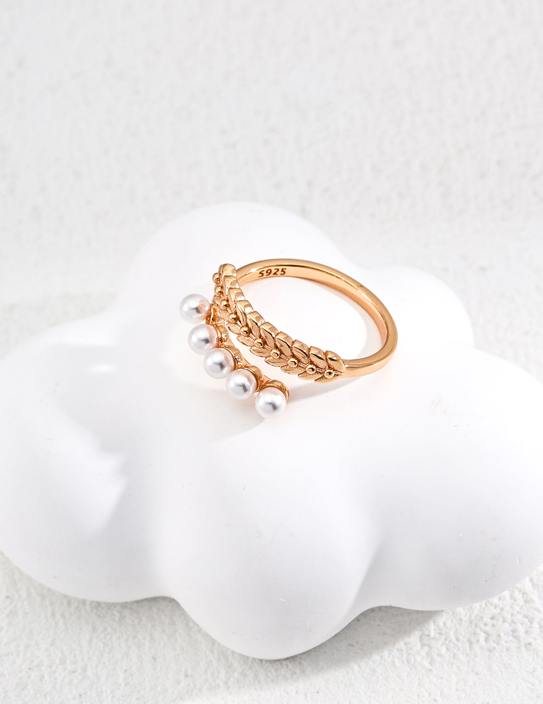 Spiga di Perla Ring
