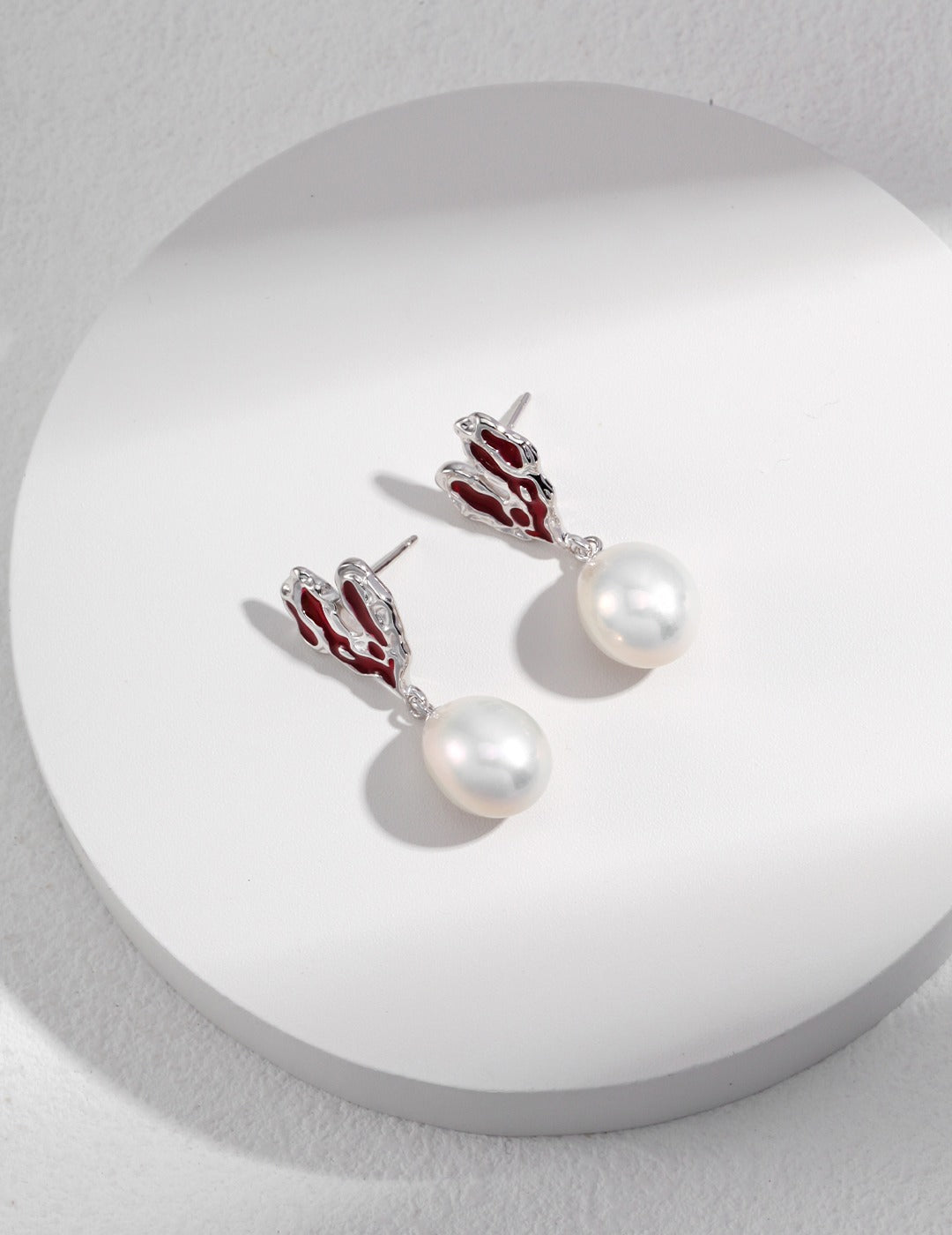 Cuore di Corallo Earrings